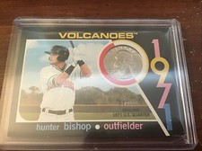 Hunter Bishop 2020 Topps Heritage Minor League 1971 Mint Quarter Relic 38/50