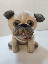 HALLMARK CU-PUG DOG stuffed plush toy animal 8" Tall - 2018