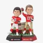 Steve Young & Brock Purdy San Francisco 49ers Then And Now Bobblehead NFL