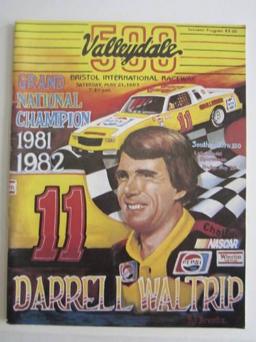 1983 VALLEYDALE 500 CAR RACING SOUVENIR PROGRAM - BOX BPR-2