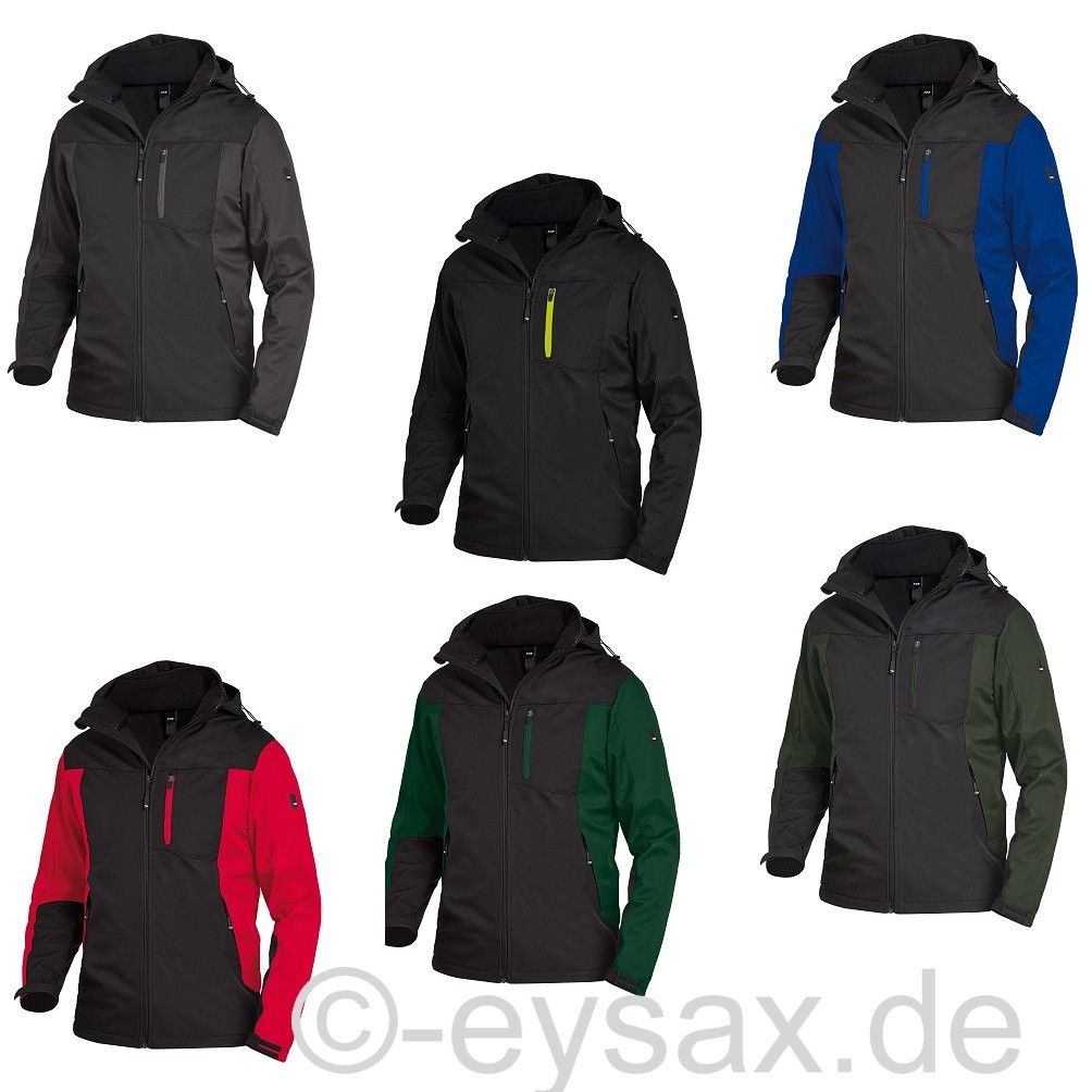 Fhb Jannik Softshelljacke Schwarz Rot FHB Softshelljacke JANNIK