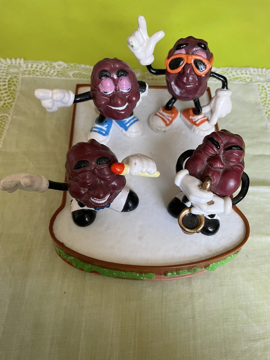 Vintage California Raisins PVC Figure Sandwich Band Stand Singer R