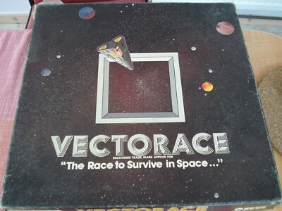 VECTORACE SPIEL - SPACE RACE GAME - 1985 - ZETA - SELTEN - RENNEN UMS Überleben im weltraum