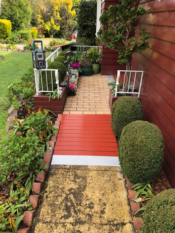 Aluminium threshold doorway ramp wheelchair wedge disability 1:8 ...