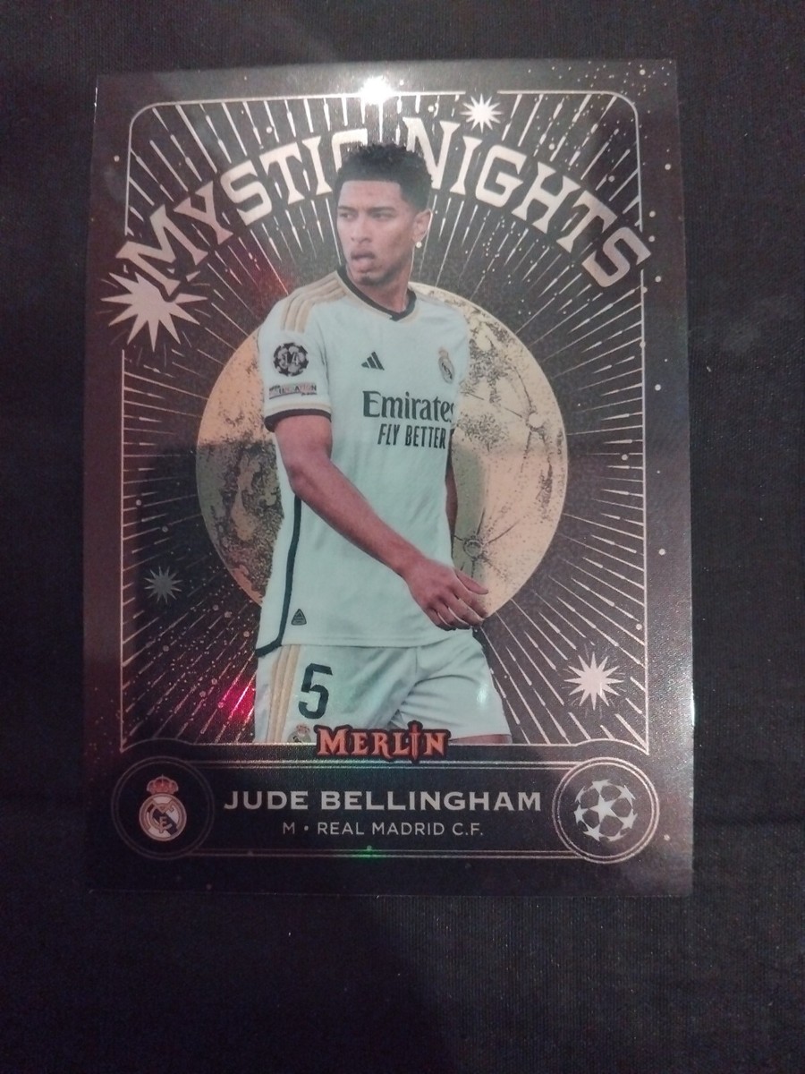 TOPPS UEFA Merlin Chrome JUDE BELLINGHAM 2023/24 Mystic Nights