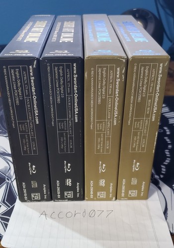 Sword Art Online Limited Edition (Blu Ray) Box Sets *Complete 1st season* RARE - Picture 4 of 10