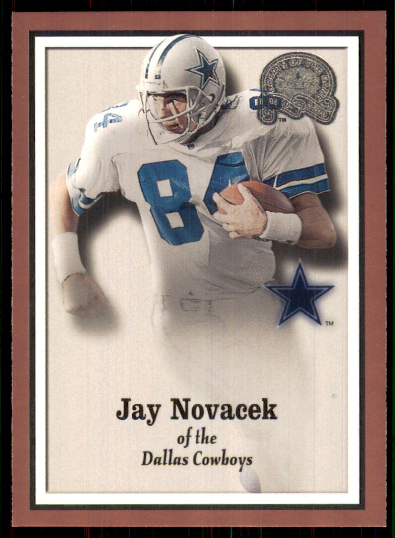 2000 Fleer Greats of the Game #75 Jay Novacek Dallas Cowboys