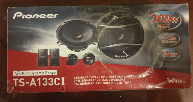 pioneer 5.25 component speakers