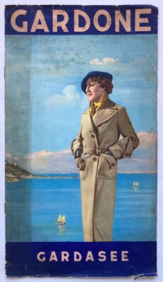 Original Vintage Reiseprospekt GARDONE - GARDASEE - GARDASEE - ITALIEN - 1930er