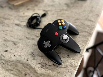 Kiwitata Black Nintendo 64 Game Controller N64
