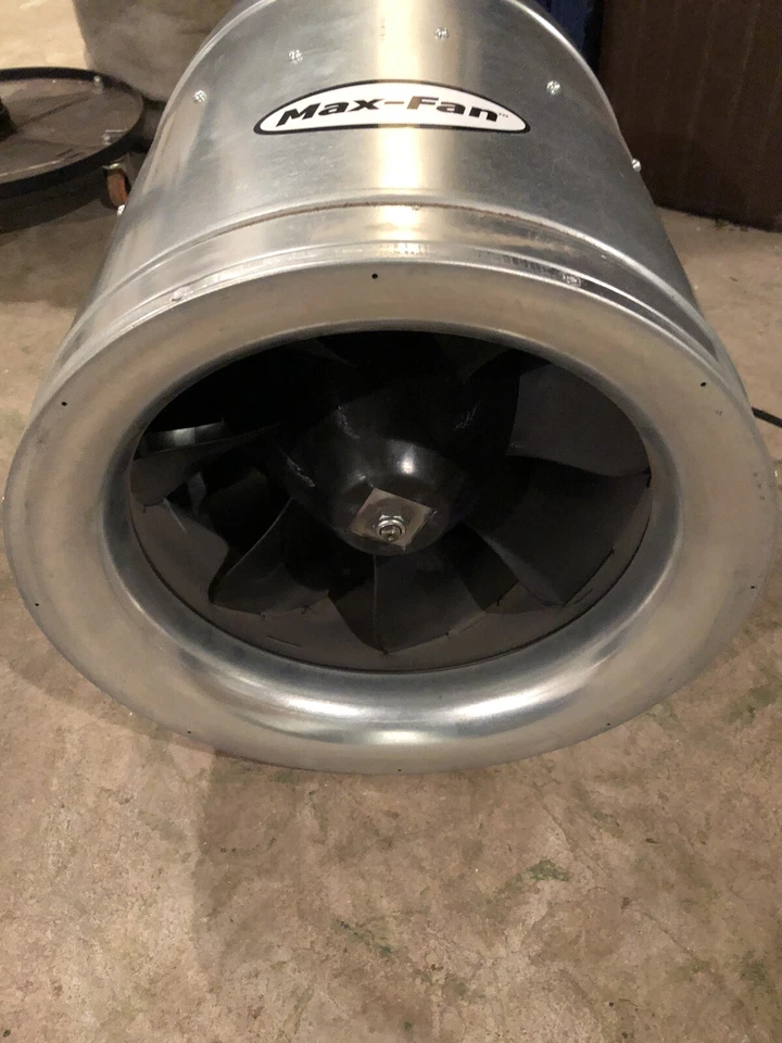 Can Fan Max Fan 14" 1700CFM -inline exhaust blower ventilation hydro for Grow - Image 2 of 4