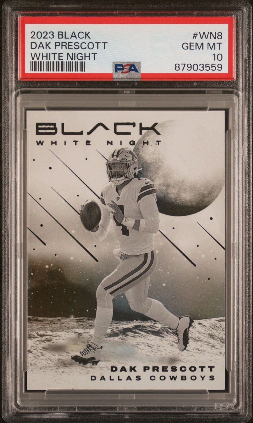 2023 PANINI BLACK WHITE NIGHT DAK PRESCOTT CASE HIT SSP - PSA 10 💎🔥