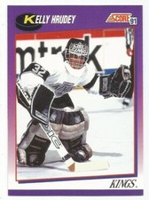 KELLY HRUDEY 1991-92 SCORE CARD MINT CONDITION