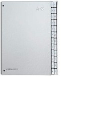PAGNA 24249-14 Pultordner Color, DIN A4, A - Z, 24 Fächer, silber  - 2. Wahl