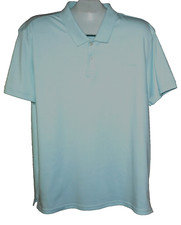 Calvin Klein Men's Cotton Turquoise T-Shirt Polo Size XL