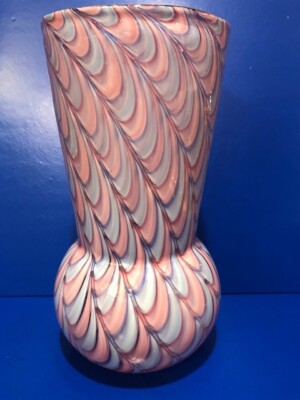Vintage Cenedese Venetian Murano Art Glass Vase SIGNED