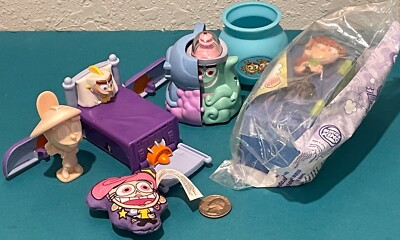 The Fairly Odd Parents 2003 2004 Burger King Toys Nickelodeon NEW & USED