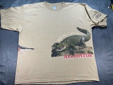 After While Crocodile Brown 2XL Shirt Arkansas See ya Later Alligator Farm Zoo