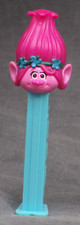 Pez Poppy Pink Haired Trolls Collection Dispenser Light Blue Stem China