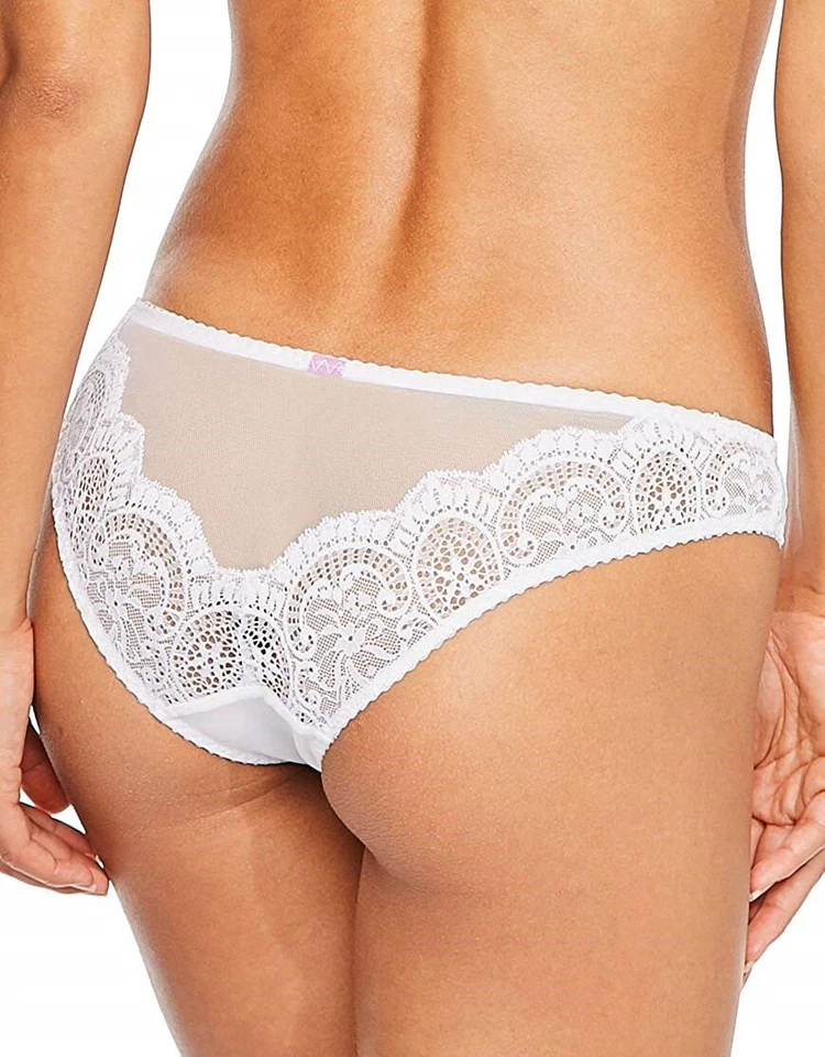 Mini calzoncillo blanco Agent Provocateur 168551 para mujer L'Agent Vanesa talla X-grande Foto 2 de 2