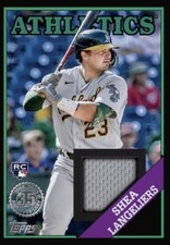 2023 Topps Series 4 1988 RC Rookie Patch Relic Black SHEA LANGELIERS Digital
