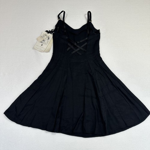 Vtg Jessica McClintock Gunne Sax Cocktail Dress Womens 4 90s Y2K LBD Whimsigoth - Picture 2 of 17