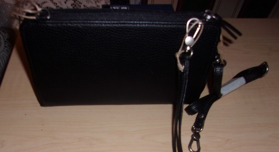 THE SAK IRIS Crossbody WOMEN'S STYLE 109886 BLACK SUEDE NEW eBay