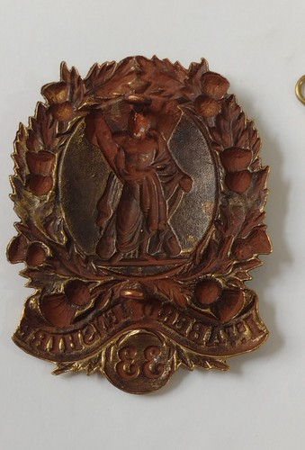 Victorian 1st Aberdeenshire Rifle Volunteers Shako Badge QVC 1860-84 Antique Org - Picture 23 of 24