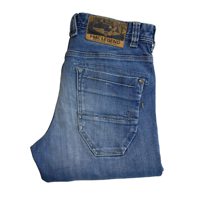 PME Legend Skyhawk Jeans Herren W31 L32 Blau Regular Slim Comfort Stretch Denim