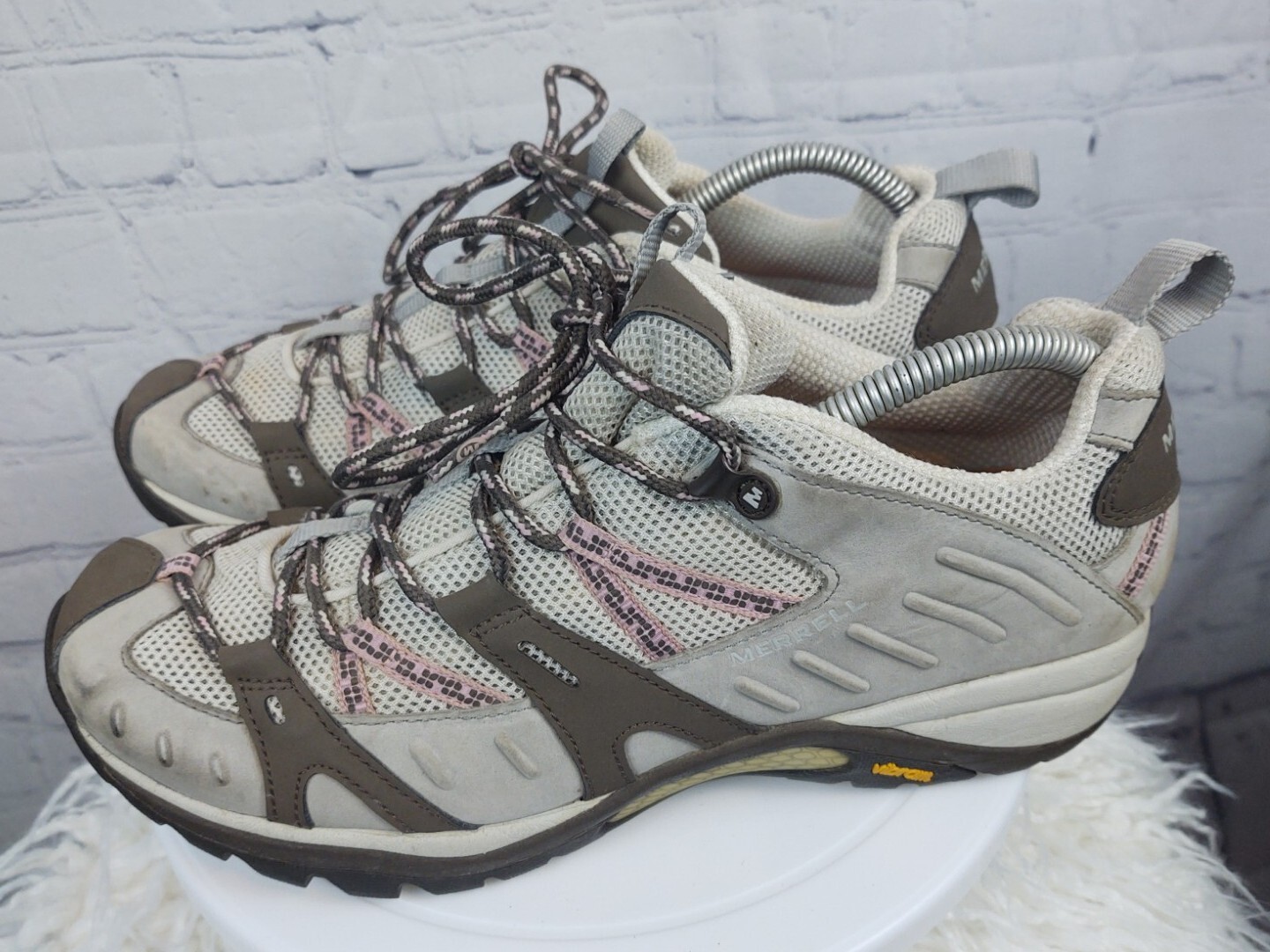 Scarpe da trekking basse Merrell donna Siren Sport grigio rosa taglia 11