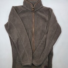 Musto Performance Womens Full Zip Fleece Jacket Size 10 Brown
