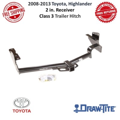 Draw-Tite 75726 Trailer Hitch Class III, 2'' Receiver For 08-13 Toyota Highlander