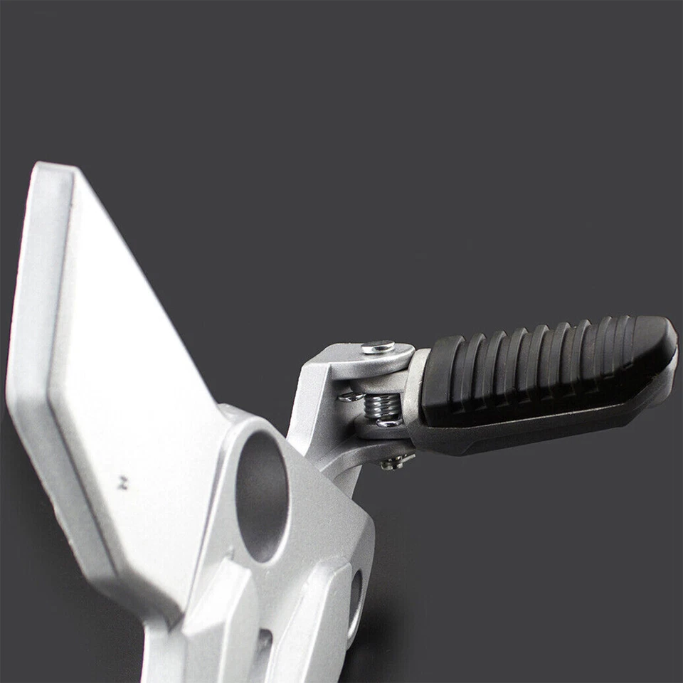 2x estriberas plegables de aluminio izquierda y derecha para motocicleta reposapiés pedal StepQn Foto 2 de 4