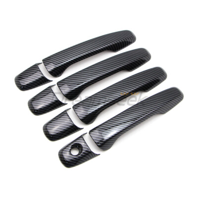 For Ford Explorer Edge 11-14 Car Exterior Door Handle Cover Carbon Fiber Style
