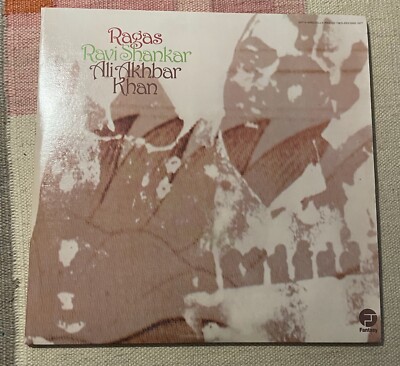 Ragas Ravi Shankar Ali Akbar Kahn 2 LP GF 1973 Fantasy Records Comp Folk Hindu