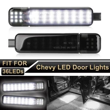 2PCS LED Door Courtesy Light For Chevy Silverado Suburban Tahoe GMC Sierra Yukon