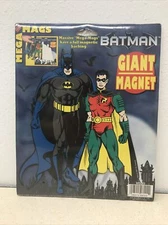 NEW Vintage 1997 BATMAN & ROBIN GIANT MAGNET ATA BOY DC COMICS