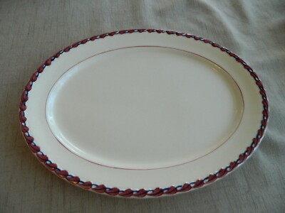 Vernon Kilns Vernonware ''Monterey'' (1) 13 3/4'' Oval Platter                  3-5