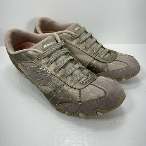 womens slip on skechers biker fan club 