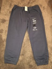 Nike NSW Sportswear Club Plus Logo Pants Joggers Blue Mens Size 4XL DX0795-491