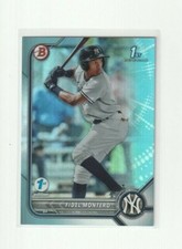 2022 Bowman 1st Edition Fidel Montero Sky Blue Foil #BPPF-74 Yankees 