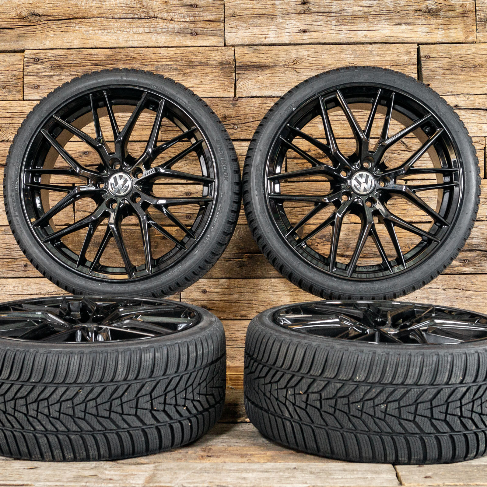 Ruote invernali 18 pollici RW01 per VW Tiguan II AD1 5N 235/55 R18 Allspace nere foto 3