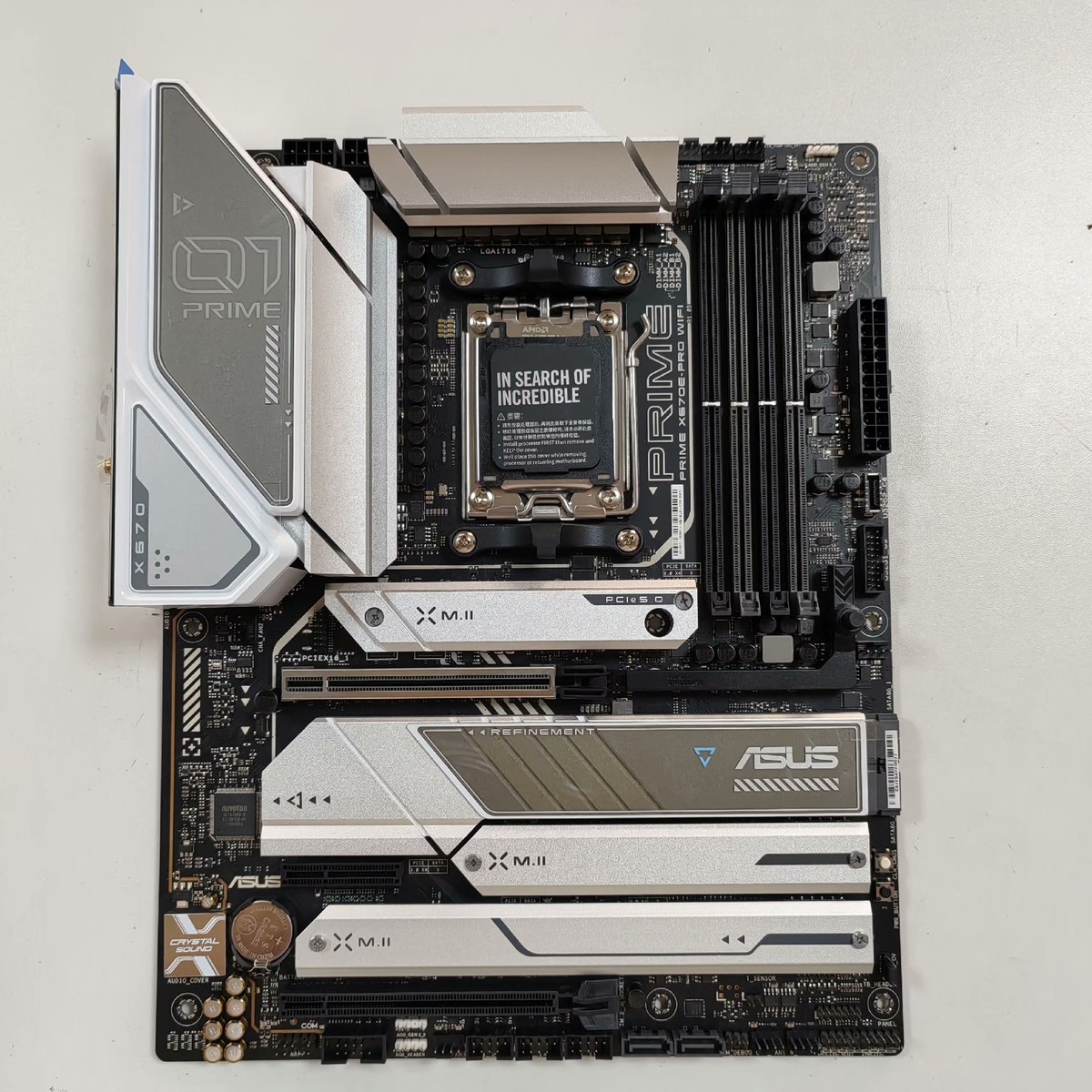 FOR ASUS PRIME X670E-PRO WIFI DDR4*4 192GB AMD HDMI DisplayPort
