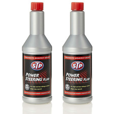 2x STP Power Steering Fluid Hydraulic Steer System Oil Universal 350ml