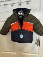 Swiss Alps Boys Hooded Jacket Green, Red Blue Zip Up New with tags Size 2T