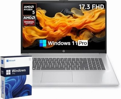 HP Laptop 17.3'' Touch HD AMD Ryzen 5 7430U 32GB RAM 1TB SSD Windows 11 Pro