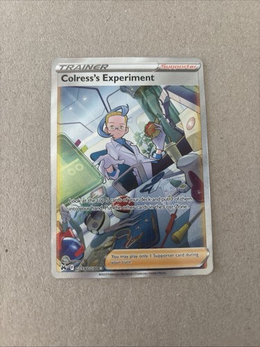 Colress's Experiment (Full Art) - 190/196 Ultra Rare Lost Origin NM Pokemon TCG