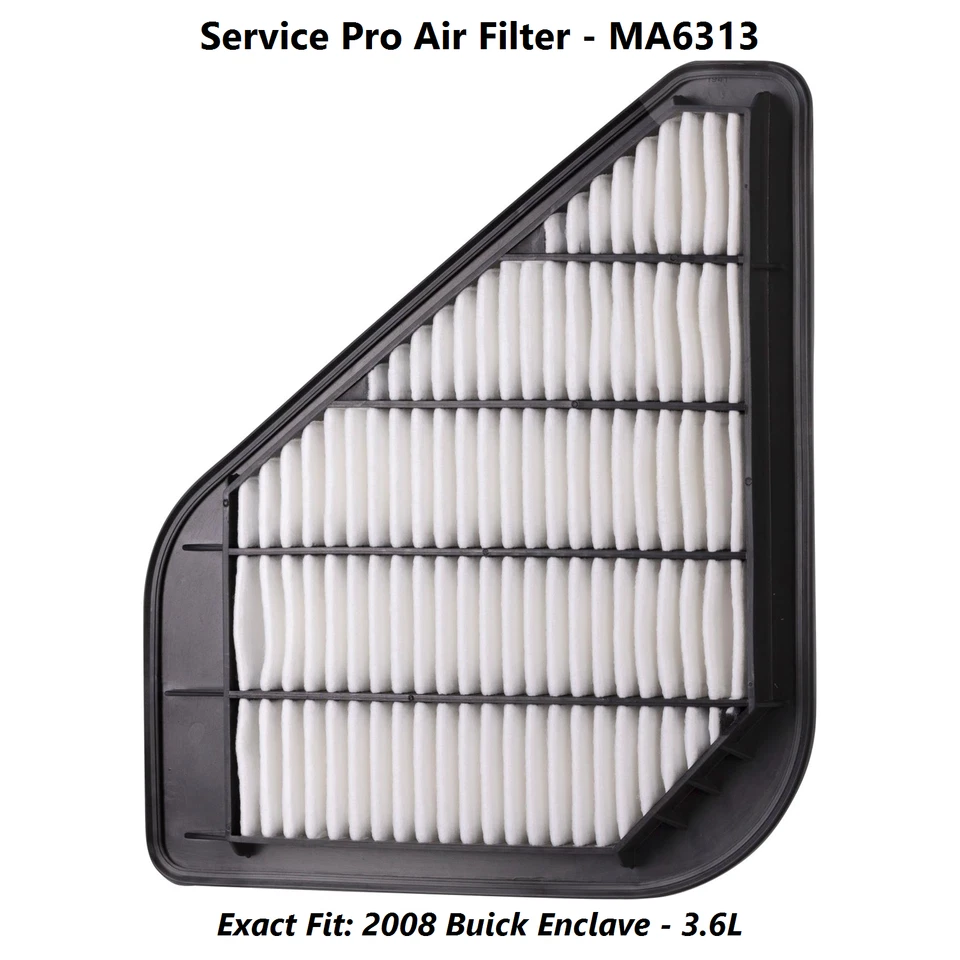 Fits: 2008 Buick Enclave 3.6L Complete Air, Oil & Cabin Filter Kit (5W-30) Foto 4 de 4