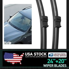 Waterproof Side Lock 2420 Premium Bracketless Windshield Wiper Blades Pair Waterproof Side Lock 2420 Premium Bracketless Windshield Wiper Blades Pair