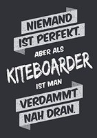 Kiteboarder T-Shirt, GrößE M, Schwarz, Baumwolle, Modell-Nr. 12345